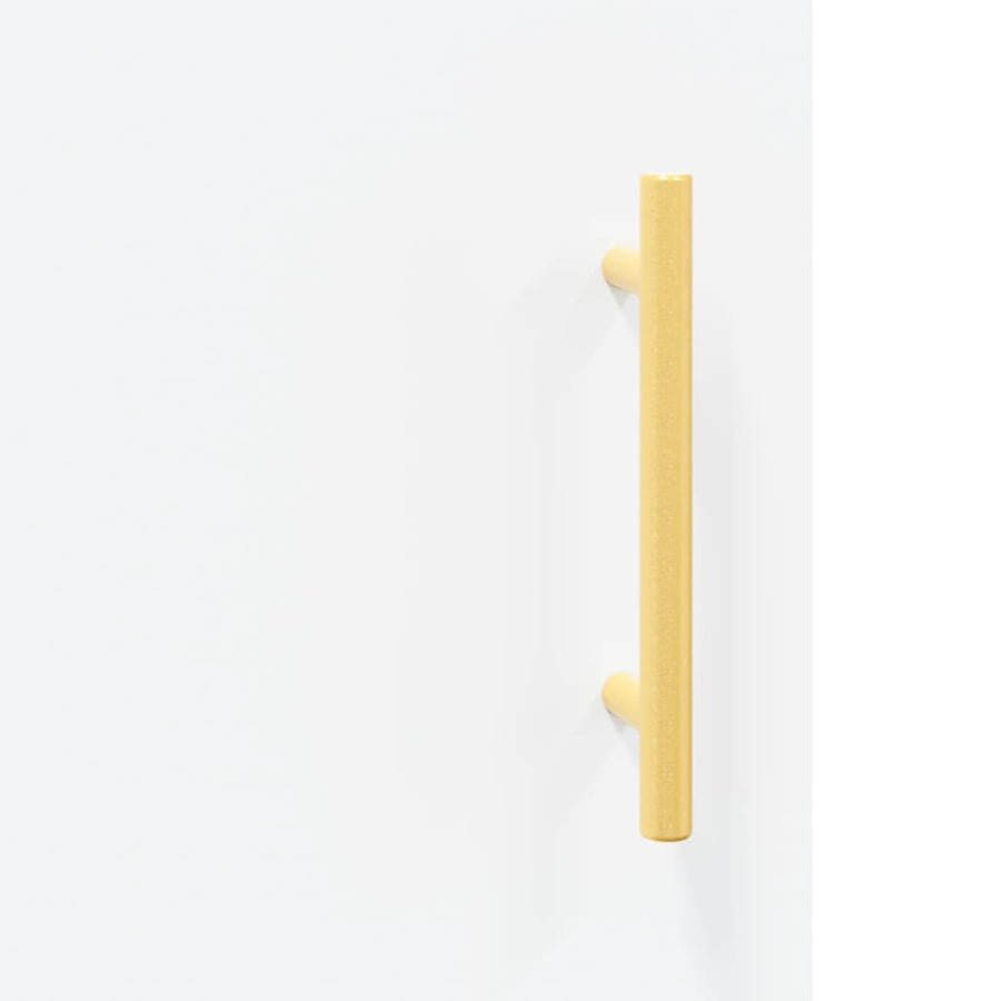 Dressoir 100X36X60 Cm Bewerkt Hout Wit