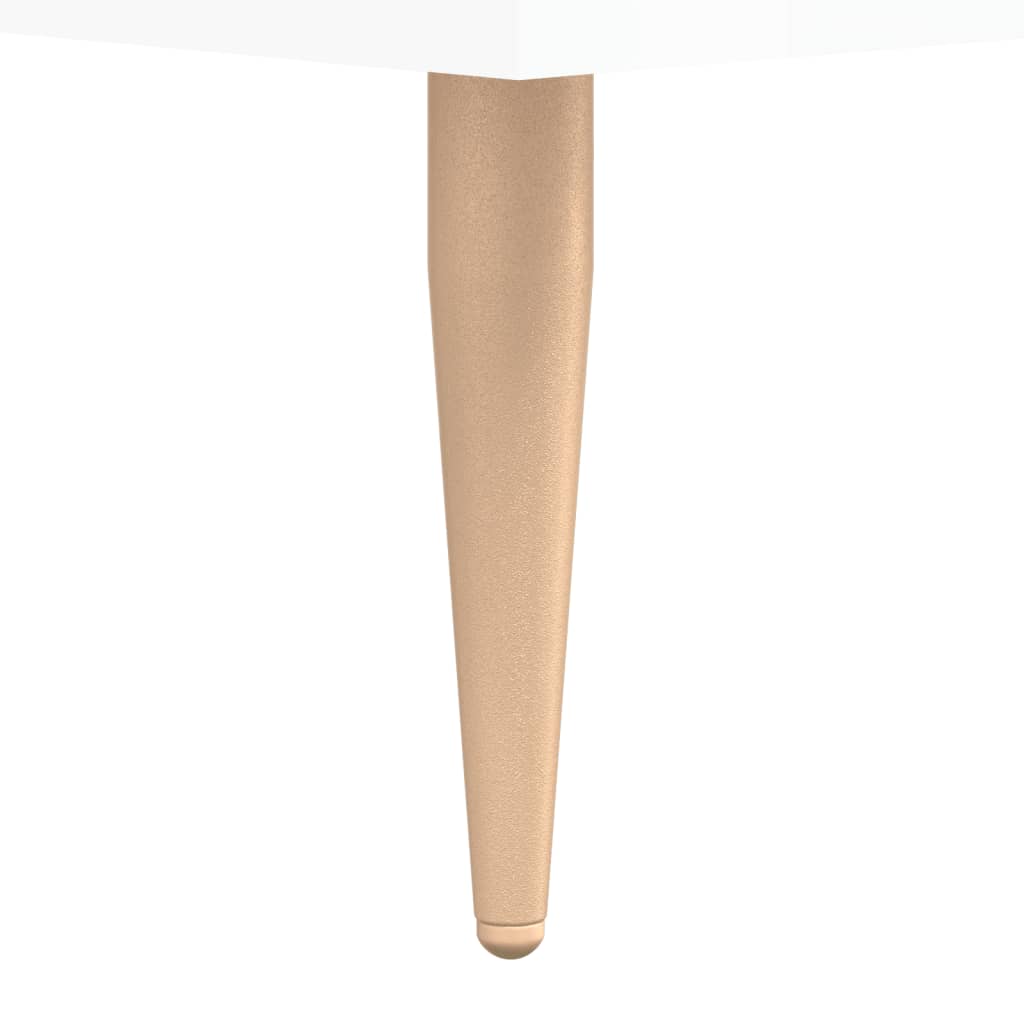 Dressoir 100X36X60 Cm Bewerkt Hout Hoogglans Wit