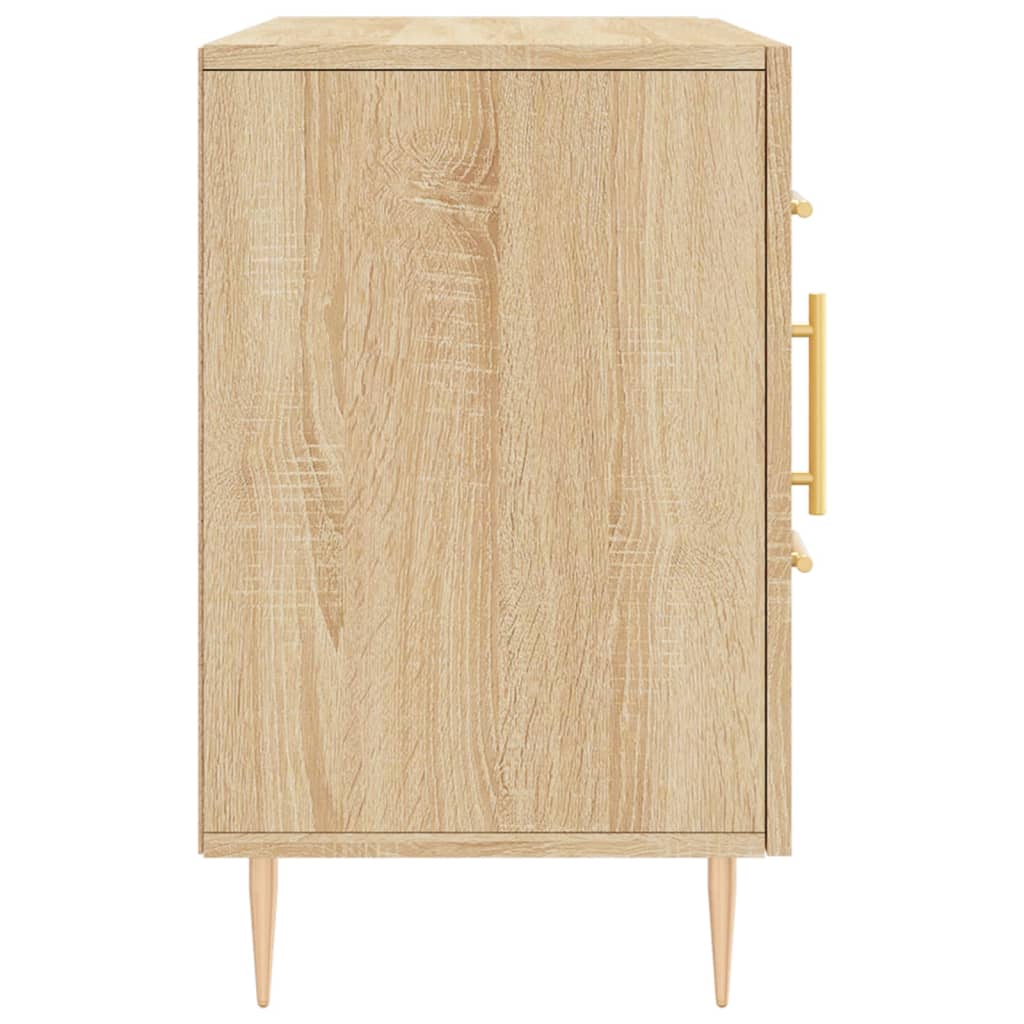 Dressoir 100X36X60 Cm Bewerkt Hout Sonoma Eikenkleurig