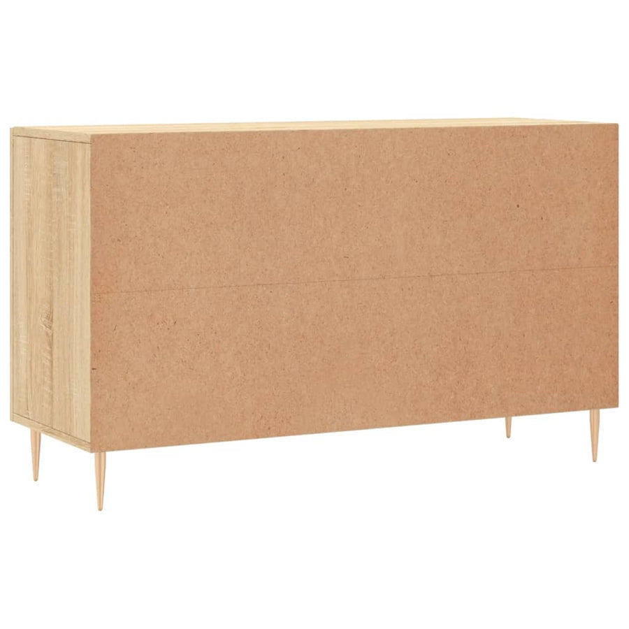 Dressoir 100X36X60 Cm Bewerkt Hout Sonoma Eikenkleurig