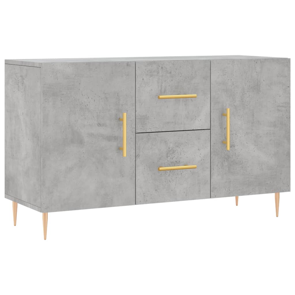 Dressoir 00X36X60 Cm Bewerkt Hout Betongrijs