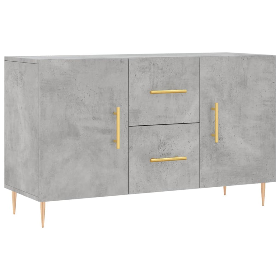 Dressoir 00X36X60 Cm Bewerkt Hout Betongrijs