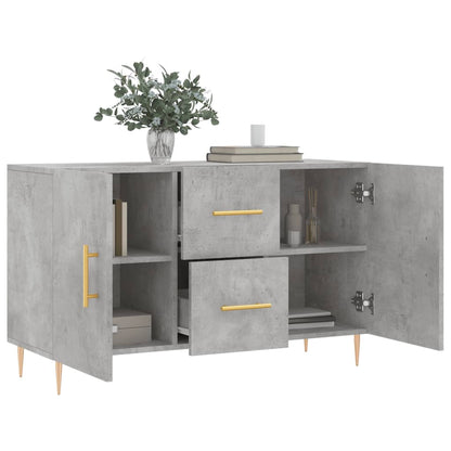 Dressoir 00X36X60 Cm Bewerkt Hout Betongrijs