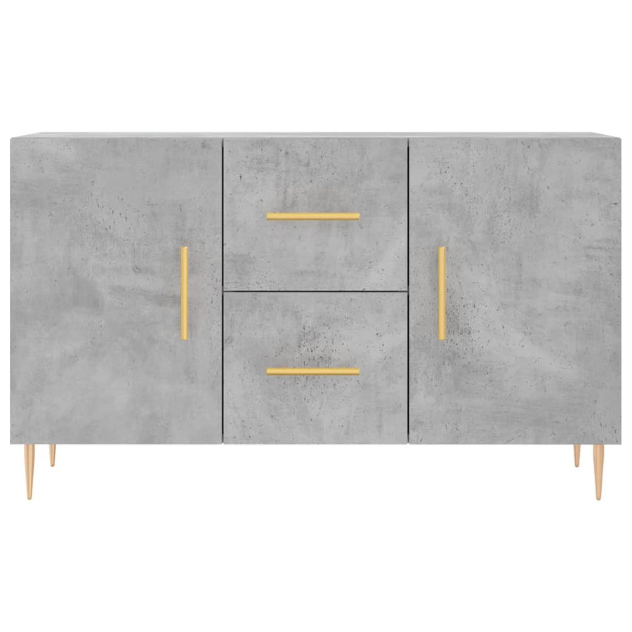 Dressoir 00X36X60 Cm Bewerkt Hout Betongrijs