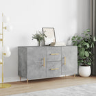 Sideboard 100x36x60 cm engineered wood concrete grey