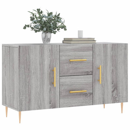 Dressoir 100X36X60 Cm Bewerkt Hout Grijs Sonoma Eikenkleurig