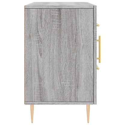 Dressoir 100X36X60 Cm Bewerkt Hout Grijs Sonoma Eikenkleurig