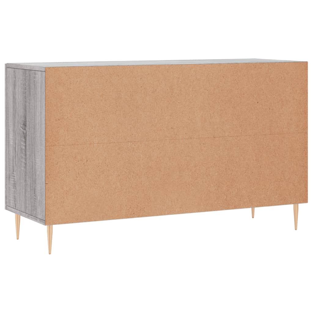 Dressoir 100X36X60 Cm Bewerkt Hout Grijs Sonoma Eikenkleurig