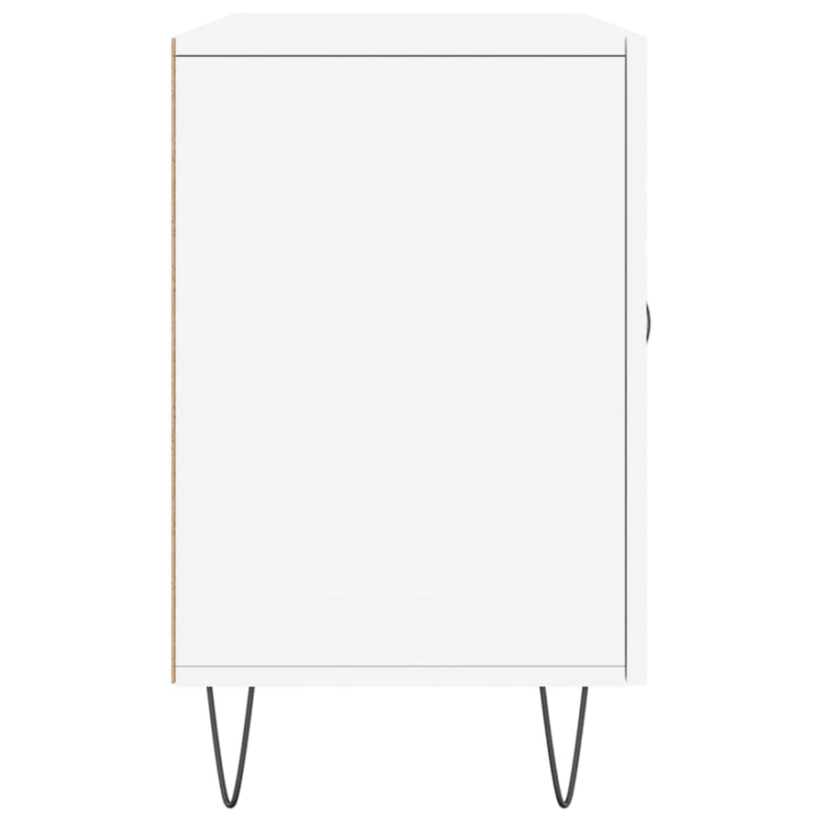 Dressoir 100X36X60 Cm Bewerkt Hout Wit