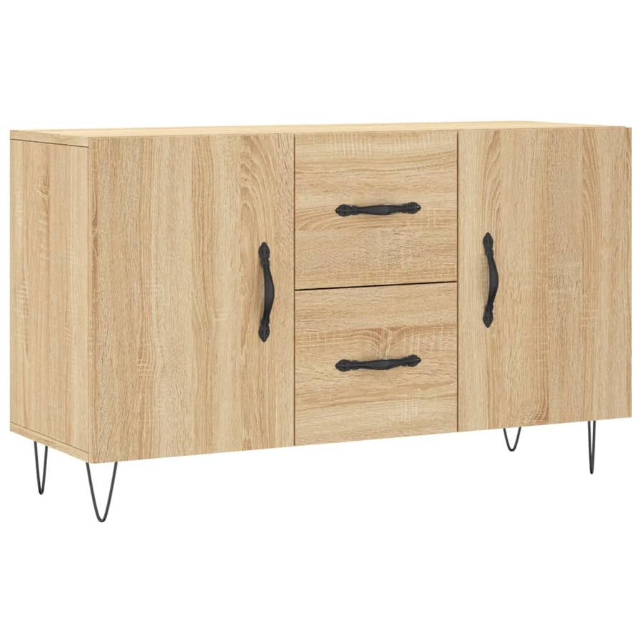 Dressoir 100X36X60 Cm Bewerkt Hout Kleurig Sonoma eiken