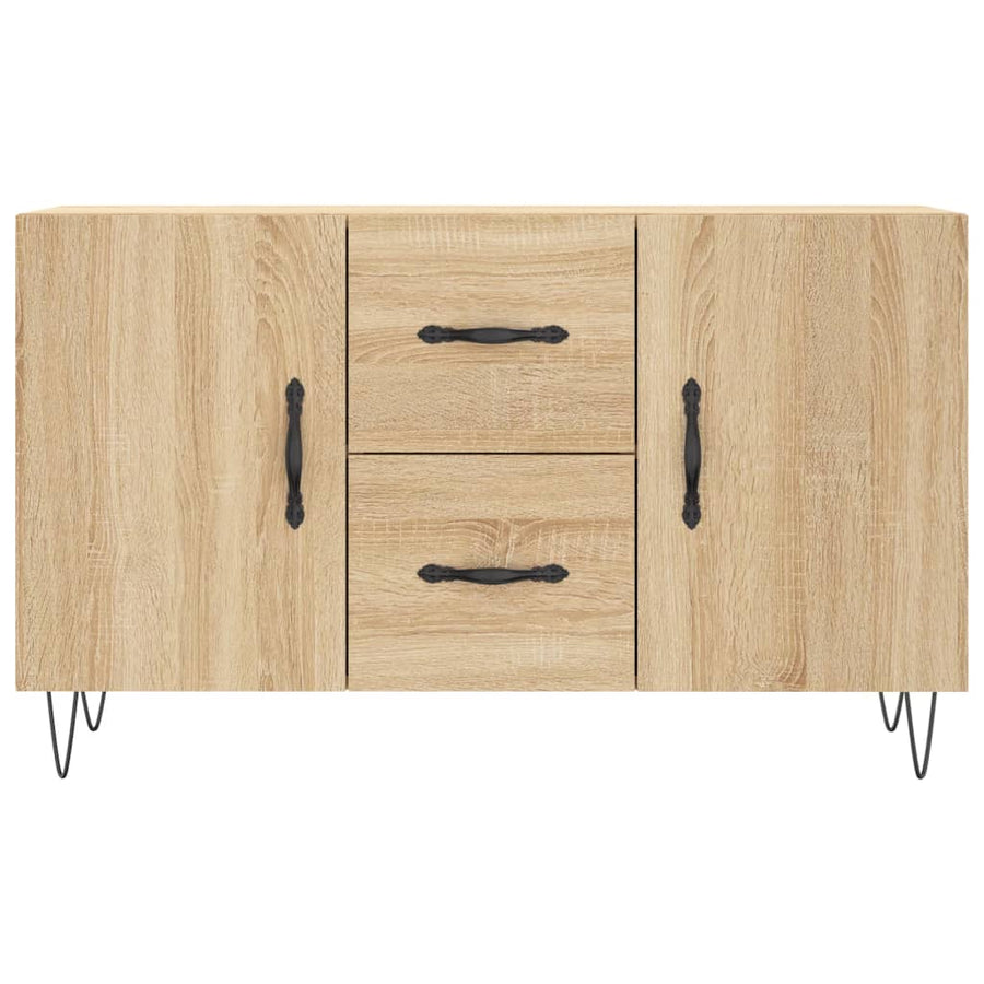 Dressoir 100X36X60 Cm Bewerkt Hout Kleurig Sonoma eiken