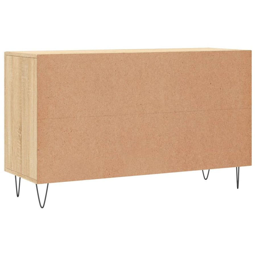 Dressoir 100X36X60 Cm Bewerkt Hout Kleurig Sonoma eiken