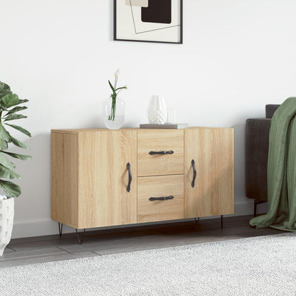 Dressoir 100X36X60 Cm Bewerkt Hout Kleurig Sonoma eiken