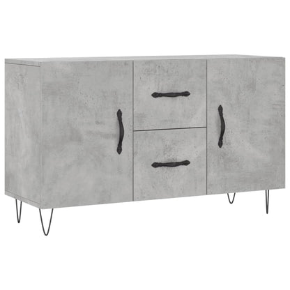 Dressoir 100X36X60 Cm Bewerkt Hout Betongrijs