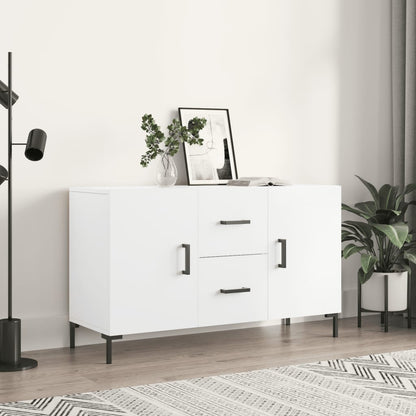 Dressoir 100X36X60 Cm Bewerkt Hout Wit