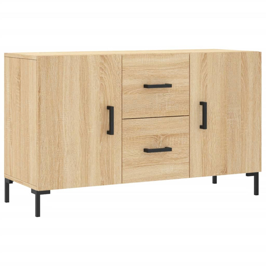 Dressoir 100X36X60 Cm Bewerkt Hout Kleurig Sonoma eiken
