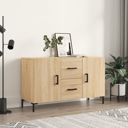 Dressoir 100X36X60 Cm Bewerkt Hout Kleurig Sonoma eiken
