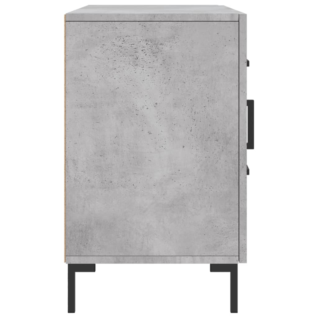 Dressoir 100X36X60 Cm Bewerkt Hout Betongrijs