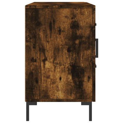 Dressoir 100X36X60 Cm Bewerkt Hout Kleurig Gerookt eiken
