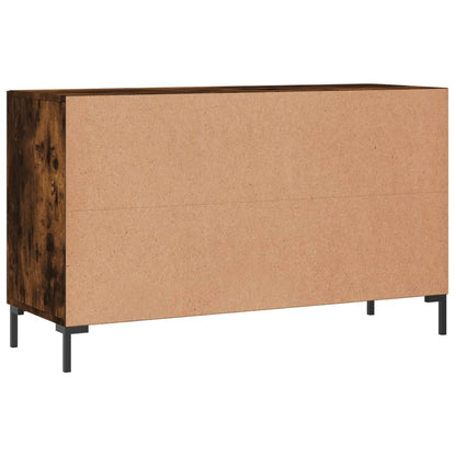 Dressoir 100X36X60 Cm Bewerkt Hout Kleurig Gerookt eiken