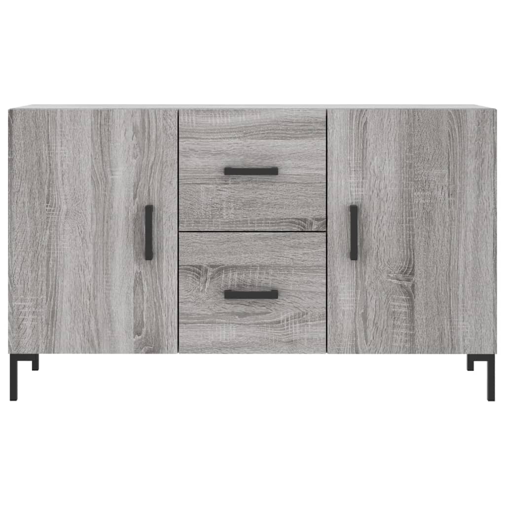 Dressoir 100X36X60 Cm Bewerkt Hout Grijs Sonoma Eikenkleurig