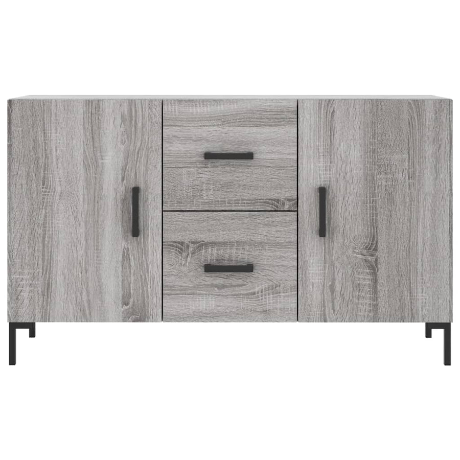 Dressoir 100X36X60 Cm Bewerkt Hout Grijs Sonoma Eikenkleurig