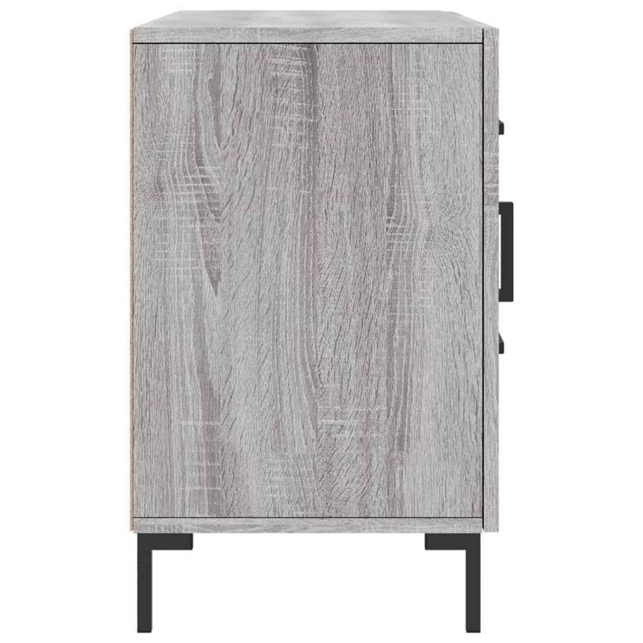 Dressoir 100X36X60 Cm Bewerkt Hout Grijs Sonoma Eikenkleurig