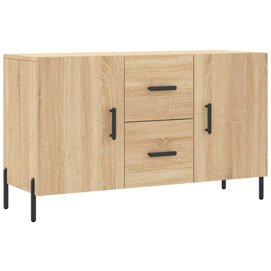 Dressoir 100X36X60 Cm Bewerkt Hout Sonoma Eikenkleurig