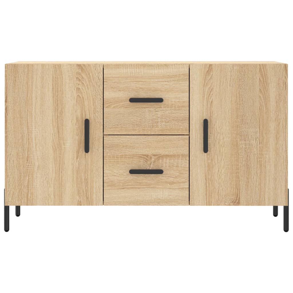 Dressoir 100X36X60 Cm Bewerkt Hout Sonoma Eikenkleurig