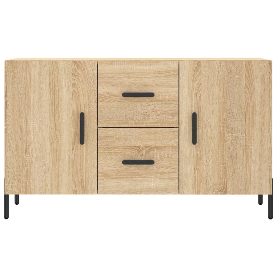 Dressoir 100X36X60 Cm Bewerkt Hout Sonoma Eikenkleurig