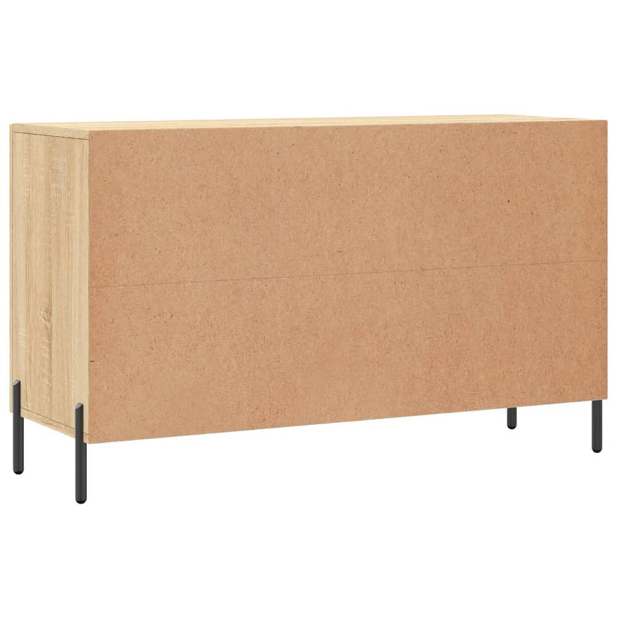 Dressoir 100X36X60 Cm Bewerkt Hout Sonoma Eikenkleurig