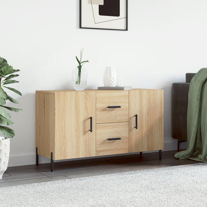 Dressoir 100X36X60 Cm Bewerkt Hout Sonoma Eikenkleurig