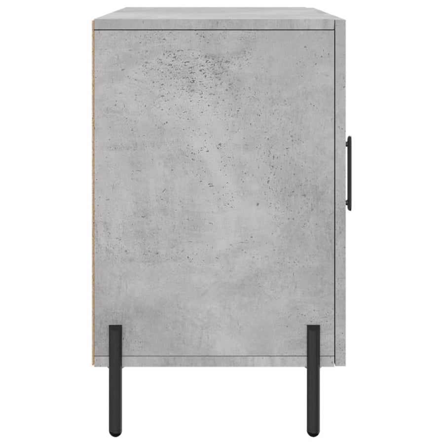 Dressoir 100X36X60 Cm Bewerkt Hout Betongrijs