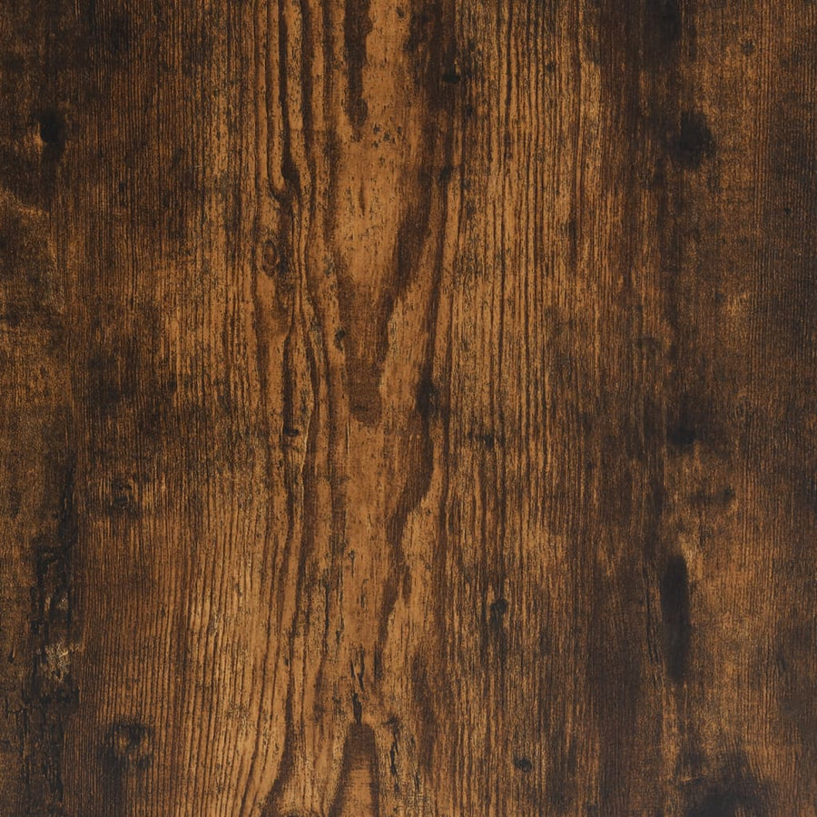 Dressoir 100x36x60 cm bewerkt hout gerookt eikenkleurig