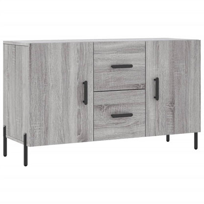 Dressoir 100x36x60 cm bewerkt hout grijs sonoma eikenkleurig