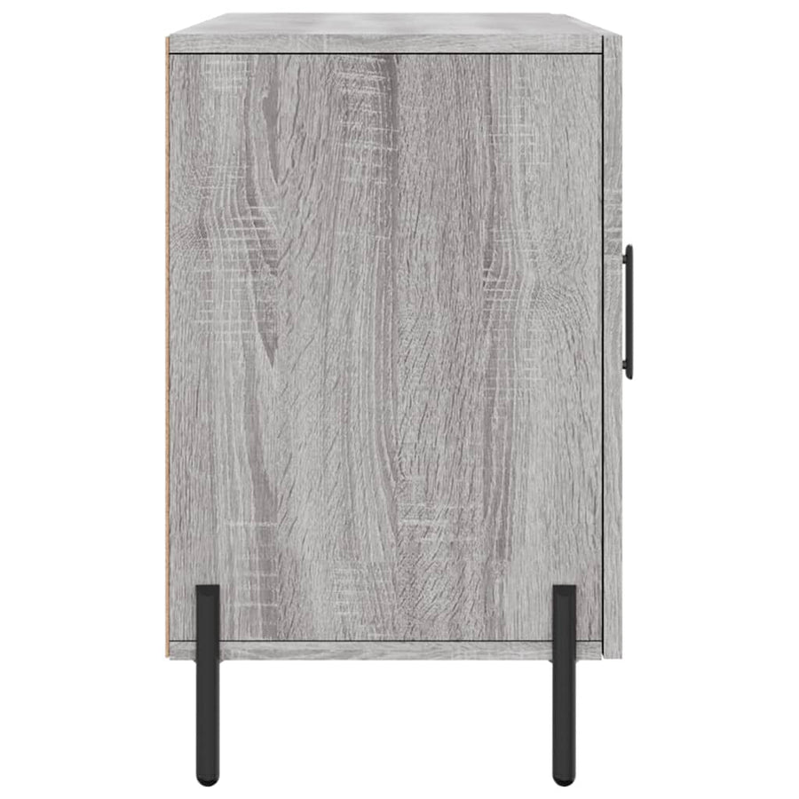 Dressoir 100x36x60 cm bewerkt hout grijs sonoma eikenkleurig
