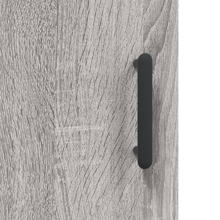Dressoir 100x36x60 cm bewerkt hout grijs sonoma eikenkleurig