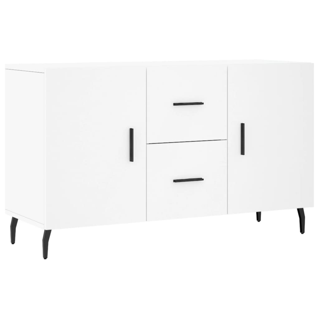 Dressoir 100X36X60 Cm Bewerkt Hout Wit