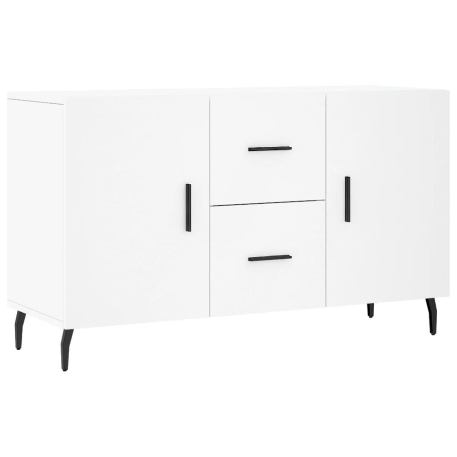 Dressoir 100X36X60 Cm Bewerkt Hout Wit
