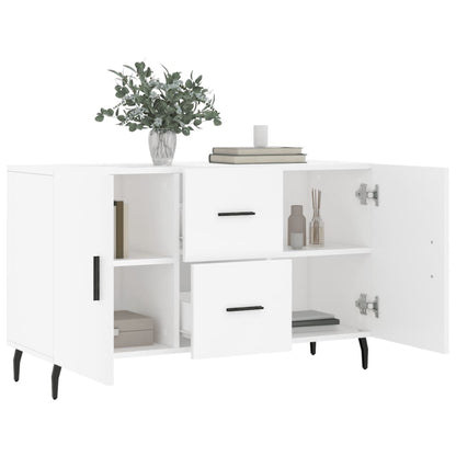 Dressoir 100X36X60 Cm Bewerkt Hout Wit