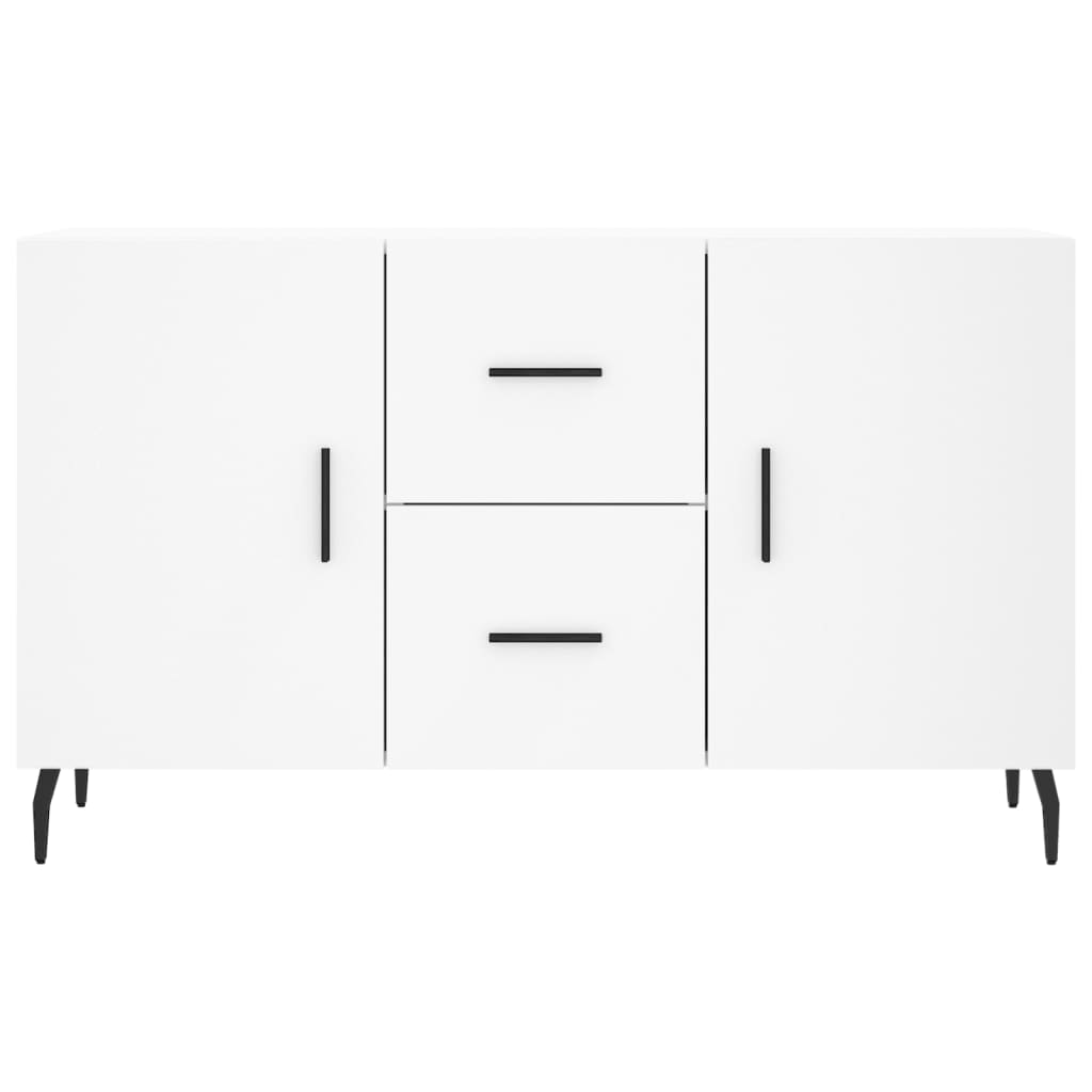 Dressoir 100X36X60 Cm Bewerkt Hout Wit