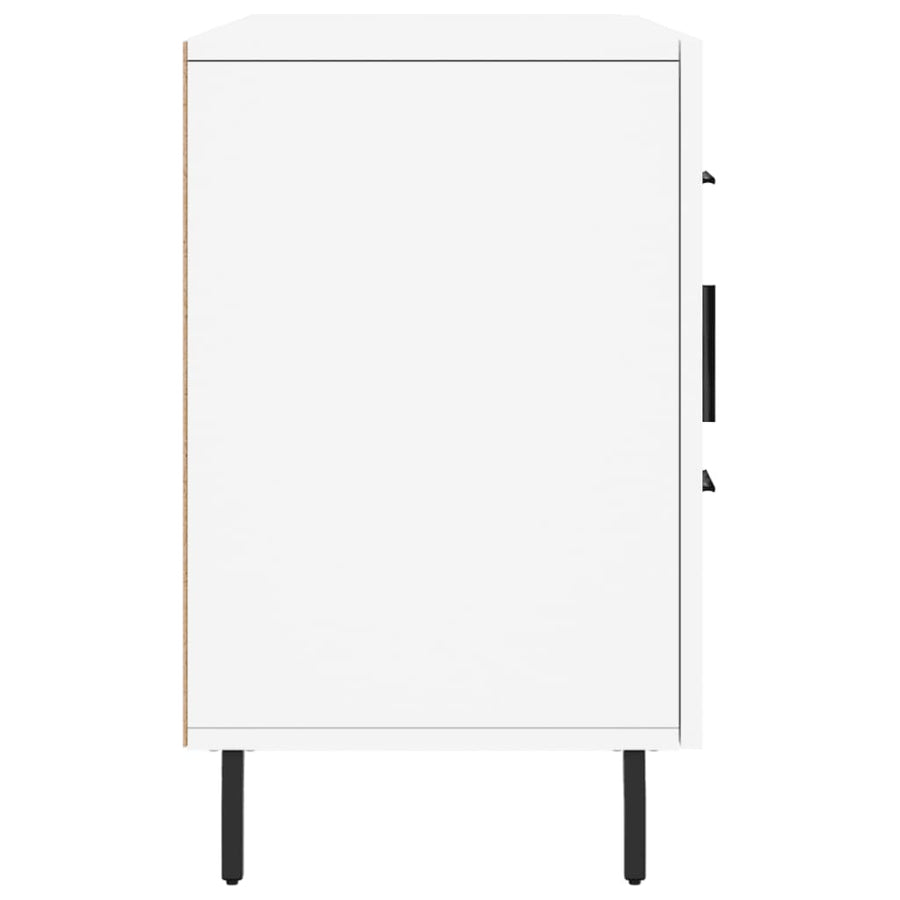 Dressoir 100X36X60 Cm Bewerkt Hout Wit