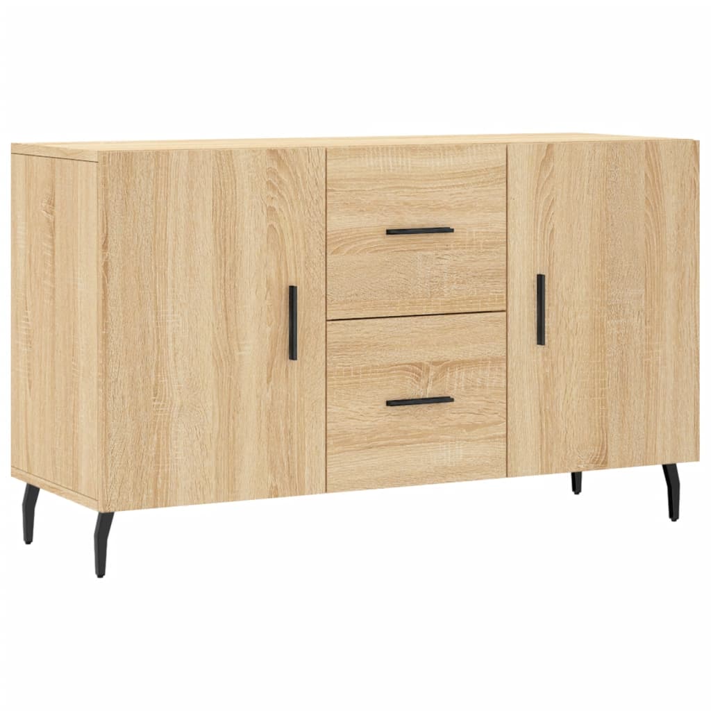 Dressoir 100X36X60 Cm Bewerkt Hout Sonoma Eikenkleurig