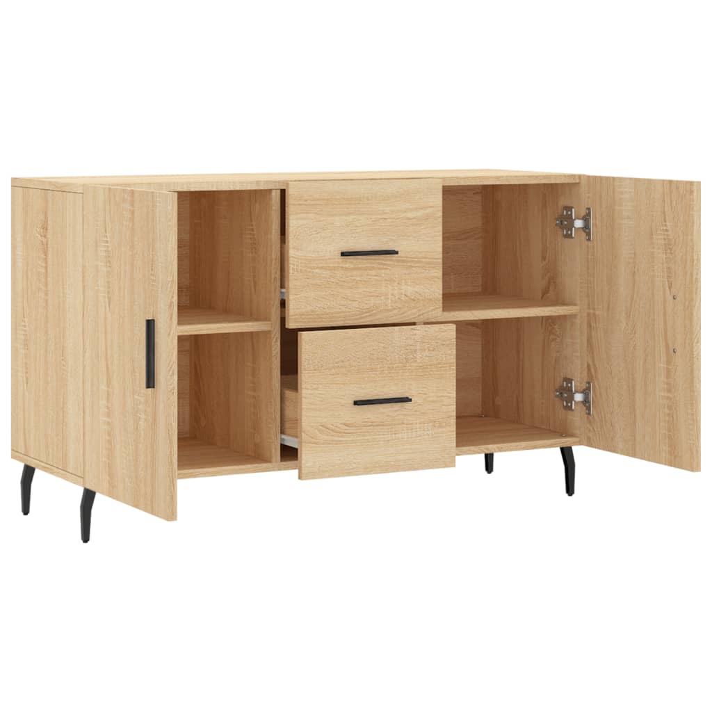Dressoir 100X36X60 Cm Bewerkt Hout Sonoma Eikenkleurig