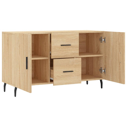Dressoir 100X36X60 Cm Bewerkt Hout Sonoma Eikenkleurig
