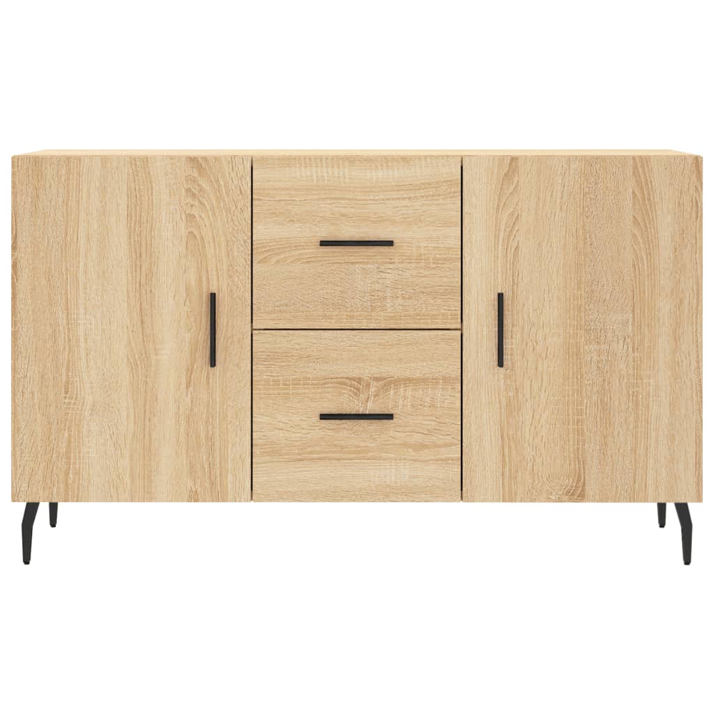 Dressoir 100X36X60 Cm Bewerkt Hout Sonoma Eikenkleurig