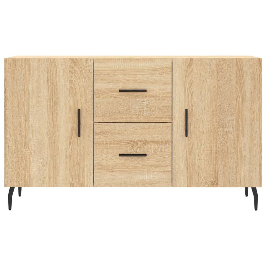 Dressoir 100X36X60 Cm Bewerkt Hout Sonoma Eikenkleurig