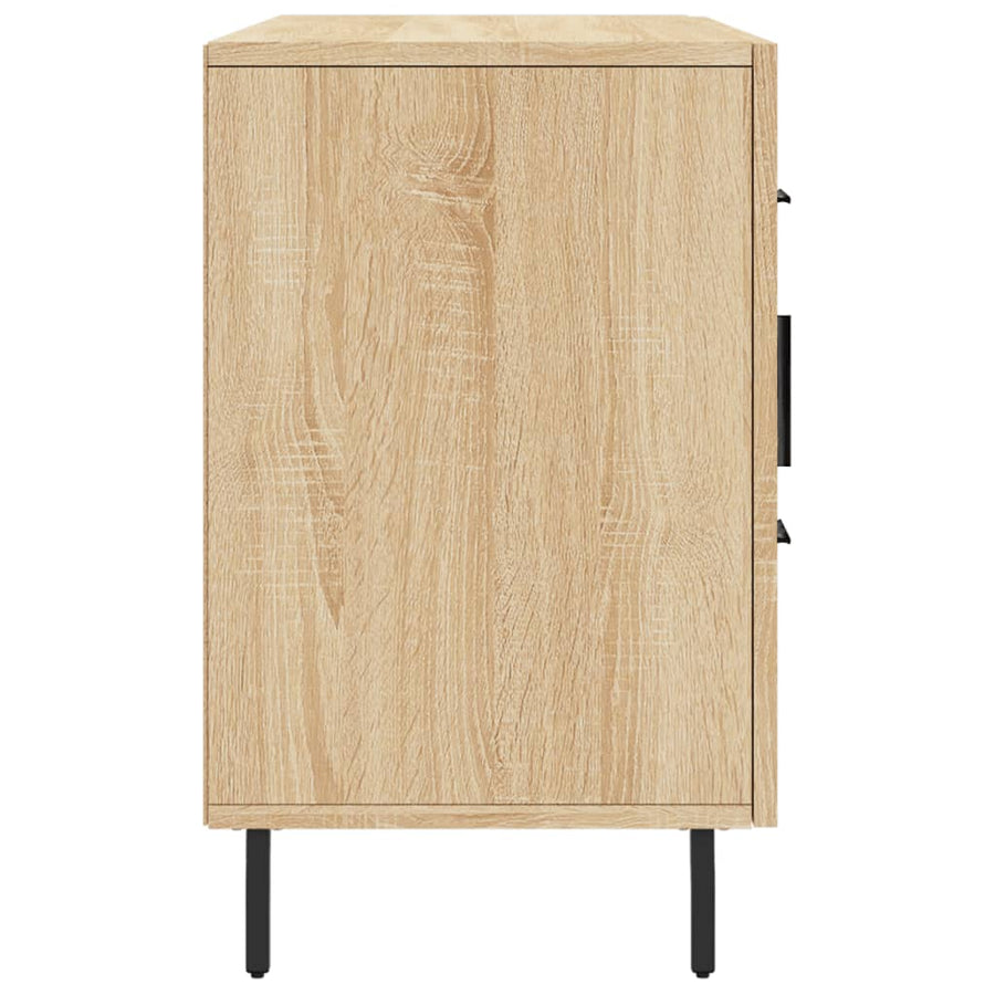 Dressoir 100X36X60 Cm Bewerkt Hout Sonoma Eikenkleurig