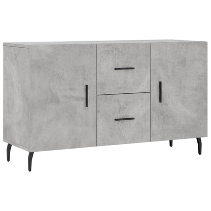 Dressoir 100X36X60 Cm Bewerkt Hout Betongrijs