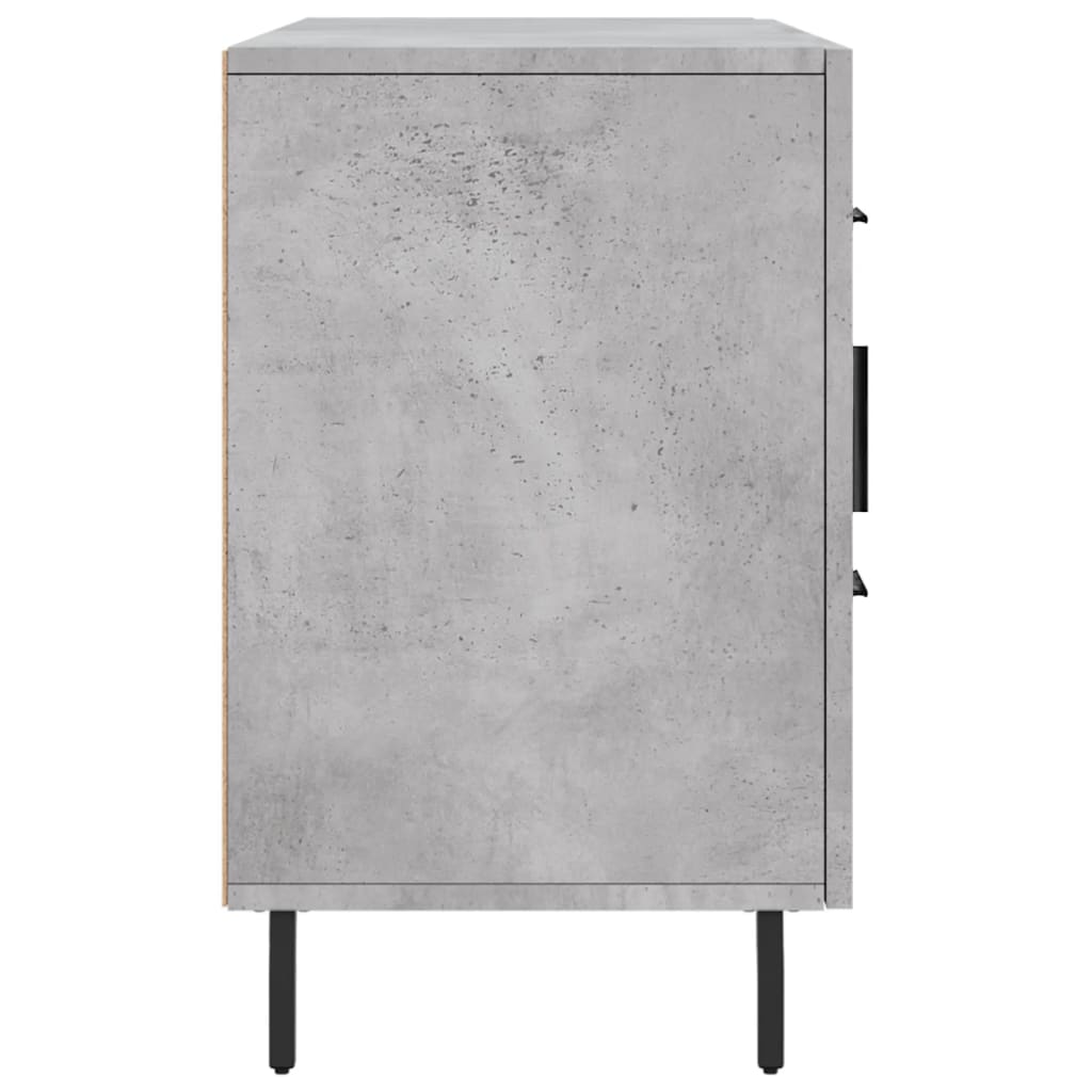 Dressoir 100X36X60 Cm Bewerkt Hout Betongrijs